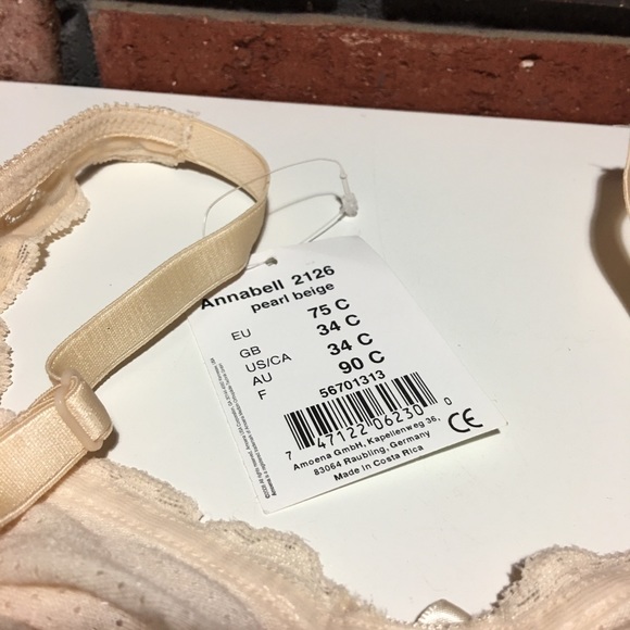 Amoena Annabell Soft Cup Mastectomy Bra Beige 34C - Picture 5 of 10